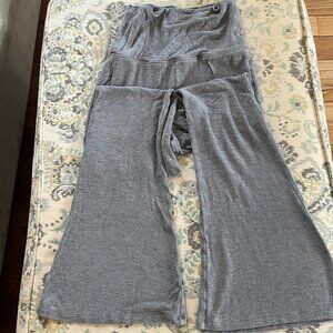 aerie gray knit bottoms XS TP